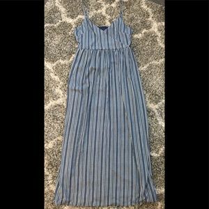 Charlotte Russe Striped Maxi Dress Size Large